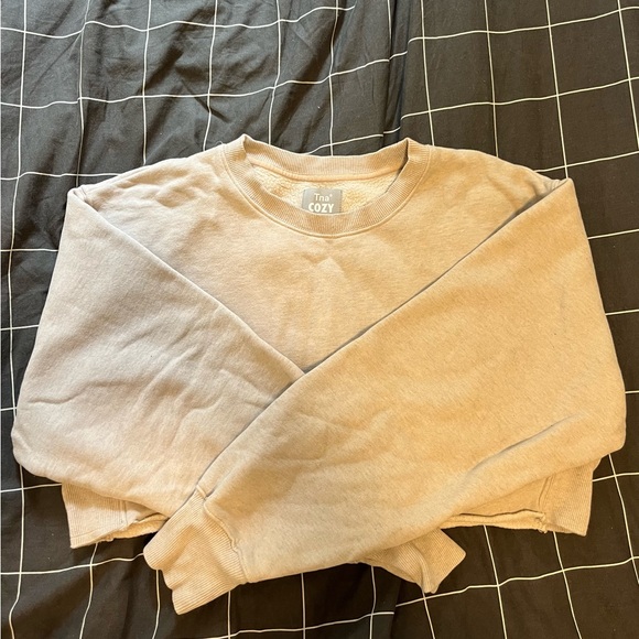 Aritzia TNA cozy cropped crew neck - Picture 2 of 2